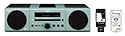 Yamaha MCR 140 Kompaktanlage (MP3-CD-Player, W-LAN, Apple iPod-Dock,  USB) hellgrau