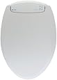 Brondell L60-EW LumaWarm Heated Nightlight Elongated Toilet Seat, White