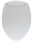 Brondell L60-RW LumaWarm Heated Nightlight Round Toilet Seat, White