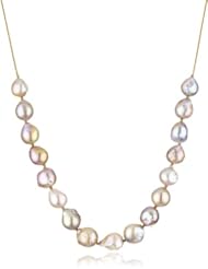 Lena Skadegard "Galatea" Tawny Baroque Pearls on Adjustable Cord Necklace