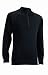 Trekmates Mens Zip Top Bamboo Base Layer Charcoal/Black Medium