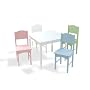 KidKraft Nantucket Table & 4 Pastel Chairs