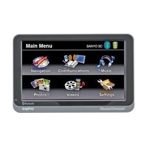 Sanyo Easy Street NVM-4370 4.3'' Portable GPS Navigator with FM Transmitter and Text-to-Speech