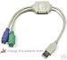 Electronics : USB to PS/2 PS2 Cable Converter Adaptor Keyboard Mouse