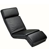 Adesso FL7705 Flomo Leather Lounger - Black-01