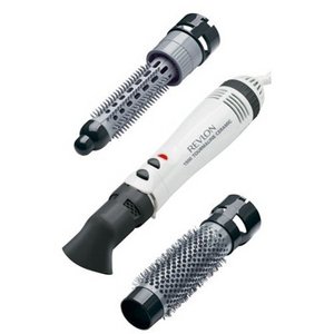 Revlon RVHA6002C 1 and 1-1/2 Inch Tourmaline Ionic Cermaic Hot Air Styling Kit