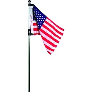 (Price/Each)SeaSense FLAG POLE W/US FLAG TELESCO 50071027 (Image for Reference)