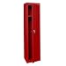 Sandusky Lee LF11151866-01 Red Steel Powder Coat 1 Tier Welded Storage Locker, 66" Height x 15" Width x 18" Depth, 2 Shelves