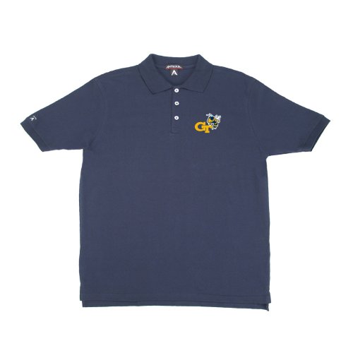 Antigua Georgia Tech Classic Pique Polo Shirt