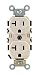LEVITON S06-3CR20-OTS COMMERCIAL DUPLEX RECEPTACLE 20A - LIGHT ALMOND