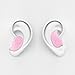 Mini Smallest PChero Invisible Wireless Bluetooth Headphones Headset Earphones Earbuds with Mic For iPhone, iPad, Samsung, and Most Bluetooth Smartphones, Perfect for Using at Work Office - [Pink]