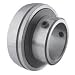 FYH SB207 Axle Insert Mounted Bearing, 30mm Inside Diameter, Set screw Lock, Steel, Metric