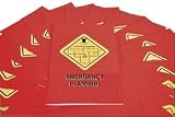 Marcom B000EPL0EX Emergency Plan 15/Pk Reg Compliance Booklet