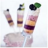 Mini Push-up Cake Pop Shooter (Push Pops) Plastic Containers - 100 Count