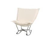 Review Chi Fibre Furnishings 600-717 / Chi Fibre Furnishings Natural Scroll Heavenly Rocker, Natural Twill