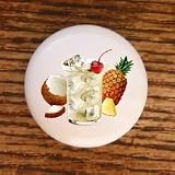 FOOD COCONUT PINEAPPLE JUICE DRAWER PULLS KNOBS FOOD COCONUT PINEAPPLE JUICE DRAWER PULLS KNOBS