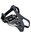 Wellgo Road Pedals w/ Toe Clips & Straps 105 Style