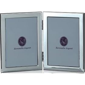 Luxurious KING & QUEEN engraveable sterling silver duo by Zaramella Argenti Italy - 4x6