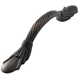 Cosmas 7681ORB Oil Rubbed Bronze Cabinet Hardware Handle Pull - 3" Hole Centers