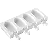 Silikomart Silicone Easy Cream Mini Ice Cream Bar Mold Set, Classic