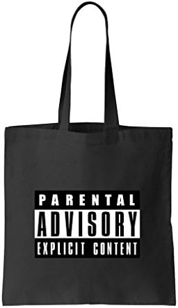 Totetease Women's Parental Advisory Black