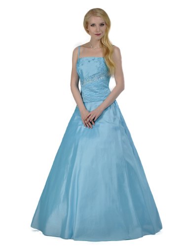 Envie – 1001 TANJA Abendkleid 2-teilig in Türkis Gr.36-44