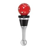 Red Bottle Stopper With Rhinestones