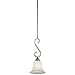 Kichler 43230NI Camerena Mini Pendant 1-Light, Brushed Nickel