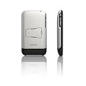 Gear4 HardMan Pro f&uuml;r Apple iPhone 3G, Hartschalen-Geh&auml;use mit kratzfester Soft-Feel Oberfl&auml;che, schwarz-silber