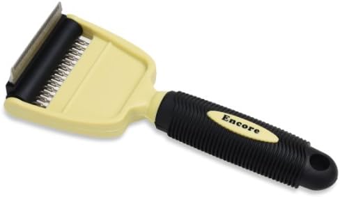 Dog &amp; Cat De-shedding Brush - Grooming Tool For De-Matting Pet Hair - For Short and Long Hair Dogs - Eliminates Mats &amp; Hairballs - Premium Quality Pet Brush Your Best Value- Promotes a Healthy Coat &amp; Gives You Peace of Mind --Satisfaction Guaranteed