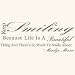Keep Smiling Marilyn Monroe Quote Wall Decal Sticker-Home...