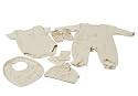 Nature's Purest Hug Me 6 Piece Layette Gift Set Solids 0-3 Months