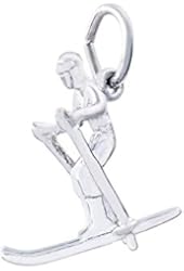 Rembrandt Sterling Silver Skier Charm