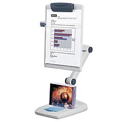 Fellowes Flex Arm Weighted Base Copyholder Platinum/Graphite