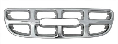 2000 - 2003 Isuzu Rodeo High Impact Triple Chrome Plated ABS Grille Grill Inserts Overlays