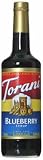 Torani Blueberry Syrup - Italian Syrup 750ml - 25.4oz