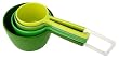 Zak Designs Assorted Eden 4-Piece Measuring Cup Set