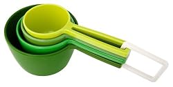 Zak Designs Assorted Eden 4-Piece Measuring Cup Set