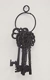 Black Antique Jail Keys Replicas: Jailer Prison