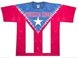 Puerto Rico Flag Tie-dye Shirt