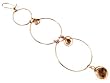 Rose 14K Gold-Filled Citrine & Imperial Topaz Loop Earrings