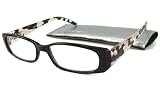 ICU Eyewear Reading Glasses - 7202 Abalone Black & Shell / Abalone Black & Shell +2.75