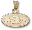 Northern Arizona Univ "Nau" Oval Charm/Pendant