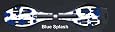 RipStick/RipStik Wave Surfing Caster Board Skateboard w/ Flashing Wheels - Blue Splash