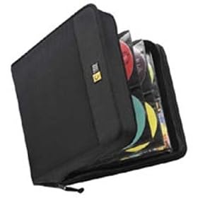 Caselogic Black Nylon CD Wallet 320 capacity - CDW320 plus 16 disc fastfile