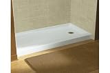 Sterling 72141120-0 Ensemble Shower Receptor Only Right Hand Drain 60 x 30 White