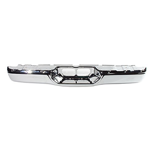 CARPARTSDEPOT 2000-2006 TOYOTA TUNDRA REAR BUMPER CHROME TO1102229 BASE/STD BED STEP FACE BAR