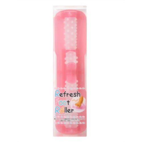リフレッシュフットローラー　クリアピンク