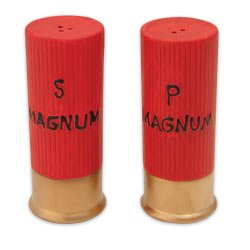 Shotgun Shells Shotshells Salt & Pepper Shakers Set