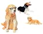 Dogs Shower Curtain Hooks - set of 12